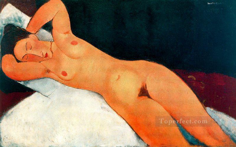 nude with necklace 1917 Amedeo Modigliani Oil Paintings